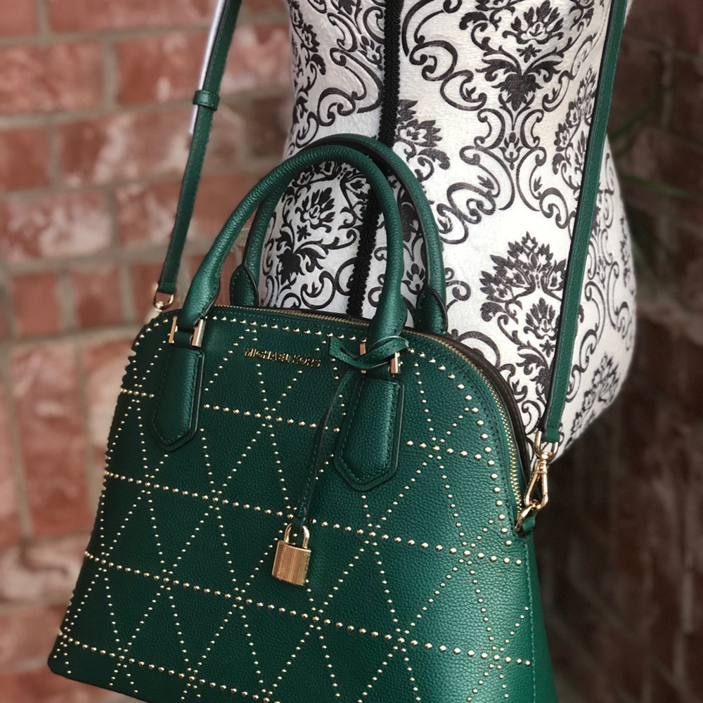 Michael kors adele Large studded satchel bag - Picture 4 of 8
